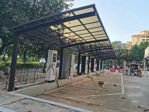 Cochera de lujo de alta calidad con marco de aluminio, garajes, toldos, cocheras, tubería de acero, toldo de garaje - Product Image 6