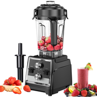 3L 4L 5L Heavy Duty Multifunctionele Blender met kunststof behuizing, commerciële fruit-, sojabonen-, voedingsmiddelen- en melkthee-blender