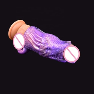 YC-PT2223 Último modelo de condón para pene con función de masturbación masculina, fundas de fantasía para pene - Product Image 2
