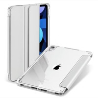 Étui rigide en cuir à rabat pour iPad Air 13, porte-crayon triple pli, étui rigide en acrylique PU pour IPad pro 13 pouces 2024