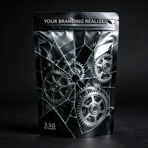 Custom Printed Stand Up Pouch with Unique Patterns, Food Grade Resealable <b>Zip</b> Lock <b>Bag</b> for Snack/Cosmetic Storage, Wholesale - Product Image 3