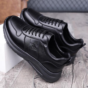 รองเท้าลำลองอเนกประสงค์สำหรับผู้ชาย, รองเท้า2025ฤดูใบไม้ร่วง/ฤดูใบไม้ผลิรองเท้าหนังแท้ระบายอากาศได้ดีรองเท้ากีฬารองเท้าผ้าใบใส่สบาย - Product Image 2