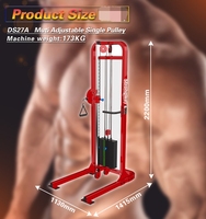 Nouvelle conception d'équipement de musculation commercial, machine à poulie simple multi-jungle, machine à croisement de câbles semi-ajustable