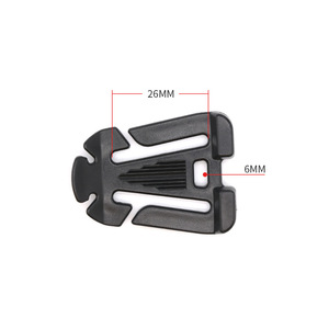 Hebilla de plástico duradera de 26 mm para sujetadores de bolsos - Product Image 3