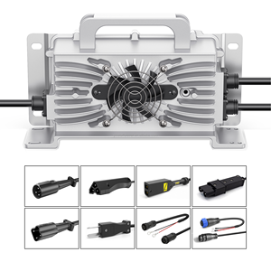เครื่องชาร์จแบตเตอรี่ลิเธียมอัจฉริยะแบบเร็วสำหรับรถกอล์ฟ 24V30A 29.2V 29.4V 25A 30A แบตเตอรี่ลิเธียม 48v100ah 120ah รุ่น QA1250D Smart Battery - Product Image 6