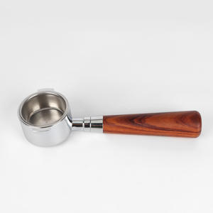 <span class=keywords><strong>Mango</strong></span> de Repuesto para <span class=keywords><strong>Cafetera</strong></span> <span class=keywords><strong>Delonghi</strong></span>, Aleación de 51 mm, Sin Fondo, Modificado, de Tres Orejas, de Dos Orejas, de Acero Inoxidable, Ergonómico - Product Image 6