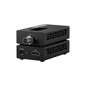 Convertidor de Video Metálico de 100M 4KP60 de Grado Profesional, 12G-SDI a HDMI YUV422 de 10 bits, DC5-12V - Product Image 1