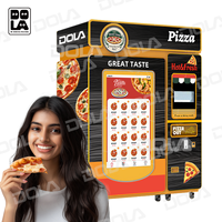DOLA Pizza Cuisson Distributeur Automatique Comptoir D'affaires Bande Transporteuse Four À Pizza Kiosque À Pizza