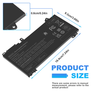 Batterie RE03XL à prix avantageux, 11,55 V, 41,5 Wh, 3450 mAh, multi-protection, pour HP 455 G6 455R G6, batterie fiable - Product Image 3