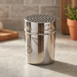 Spice Herb Shaker Stainless Steel Chilli Shaker Metal Cheese Shakers Cheese Shaker 7 cm Stainless Steel - Product Image 1