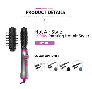 Sèche-cheveux rotatif à air chaud 3 en 1 <span class=keywords><strong>Brosse</strong></span> lissante pour cheveux <span class=keywords><strong>Brosse</strong></span> <span class=keywords><strong>rotative</strong></span> automatique <span class=keywords><strong>Brosse</strong></span> à cheveux électrique à vent rotatif - Product Image 2