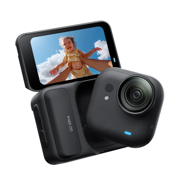 Inst360 Go-Ultra Creator Bundle 4K Action Camera with Face Tracking 156 Wide Angle Waterproof 30m WiFi Anti-Shake Stabilization