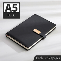Bloc-notes A5 souple avec boucle magnétique, bloc-notes personnalisé avec logo, journal, planificateur, cahiers