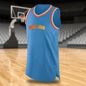 TriPro <b>Sports</b> Custom Printed <b>Men's</b> Basketball Jersey Sleeveless V-neck Quick Dry 100% Polyester Heat-Transfer <b>Sports</b> <b>Vest</b> - Product Image 4
