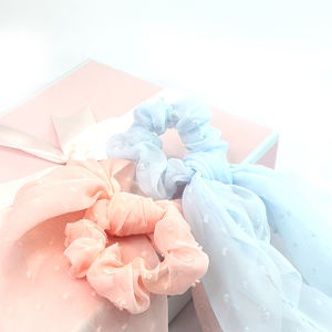 Новейший дизайн, Детские Модные экологически чистые эластичные атласные большие резинки для волос с бантом - Product Image 1