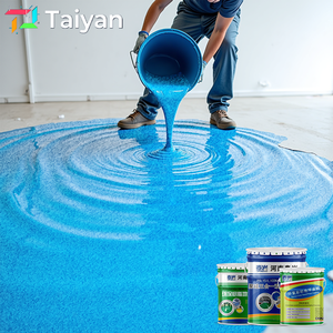 Pintura Epóxica para Pisos de Arena de Color Ecológica a Base de Agua, Revestimiento Decorativo Líquido Antideslizante e Impermeable para Pisos de Concreto - Product Image 2