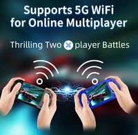 RG40XXH 4 pouces Écran Rgb Light Joysticks Support 5G Wifi Console de jeu portable multijoueur en ligne 64GB Contrôleur de jeu