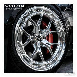 ล้อแม็กซ์ GRAYFOX แบบกำหนดเอง สีเงิน ขนาด 18 19 20 21 นิ้ว ผลิตด้วยวิธีฟอร์จ 5X120 5X114.3 ล้อโครเมียม สำหรับ <span class=keywords><strong>Vossen</strong></span> <span class=keywords><strong>BMW</strong></span> M3 G80 G81 M4 F80 Q7 Tesla Audi - Product Image 4