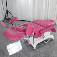 Mobilier de clinique Table médicale de gynécologie Lit d'accouchement Chaise électrique Lit d'examen électrique d'opération gynécologique avec tiroir