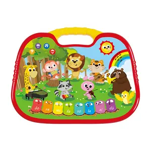 New baby animal musical toy kids piano reading machine early education learning machine toy finger reader point reading board