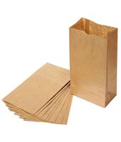 Prix usine Bolsas De Papel papier à emporter Shopping personnalisé sans poignée Fast Food brun SOS sacs en papier pour nourriture à emporter personnalisé