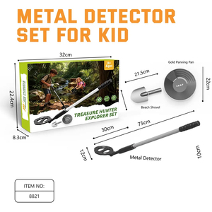 Juego de Detector de Metales para Niños, Juego de Búsqueda de Tesoros, Juguete Educativo de Aventura al Aire Libre para Explorar la Naturaleza - Product Image 1