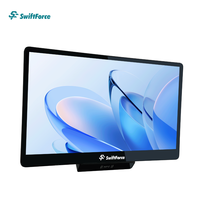 Sistema de Pantalla Táctil Industrial de 15.6 Pulgadas para Cocina, Pantalla de Pedidos para Restaurantes KDS, Monitor POS con Windows, Resistente al Agua IP54