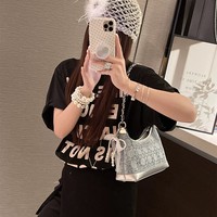 Sac à bandoulière de luxe léger pour femme, nouvelle collection haut de gamme, avec chaîne et fermeture éclair, petit format polyvalent