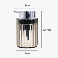 Système de recharge écologique 69.5mm 200ml pompe à mousse de luxe fabricant de mousse réutilisable pour shampooing savon à main réduisant les déchets plastiques