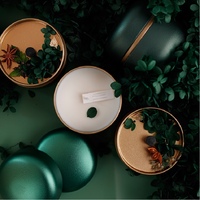 Bougie parfumée Bougies parfumées Marque privée Bougie parfumée en cire de soja en étain
