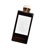 Bouteille en verre diffuseur de haute qualité 150 ml transparente carrée pour huile essentielle d'aromathérapie avec impression d'écran et logo personnalisé