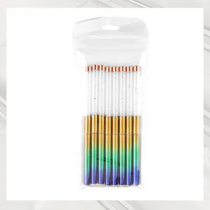 Atacado logotipo personalizado alta qualidade Nail Art Brush Liner Set