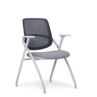 Chaise de salle de réunion abordable et durable, chaise de formation noire pour salles de formation - design moderne