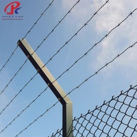 Fil barbelé en acier galvanisé haute résistance, fil galvanisé de qualité supérieure pour la sécurité et la protection