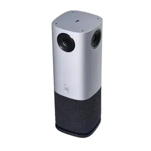 Tongveo 3 in 1 Webcam with Speaker and Microphone, All in one Audio& conferencing sytstem AI Tracking conference Camera
