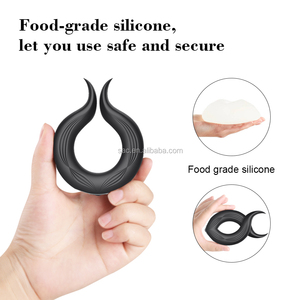Silicona mejorada 10 velocidades juguete sexual masculino vibrador anillo para pene hombres adultos Gay retraso eyaculación anillo vibrador para pene para parejas - Product Image 5