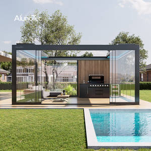 Sistema de Pérgola Más Avanzado AlunoTec, Techo de Láminas Retráctiles y Giratorias, Gazebo de Jardín Exterior, Pabellón de Aluminio para Terraza - Product Image 4