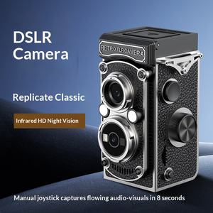 Nueva Cámara Réflex de Doble Lente Estilo Retro, Simulación de Palanca Manual, Mini Cámara <span class=keywords><strong>para</strong></span> Estudiantes <span class=keywords><strong>Principiantes</strong></span>, Cámara Digital Portátil de Viaje - Product Image 5