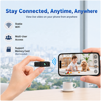 Nouvelle arrivée Mini caméra WIFI alimentée par batterie avec vision nocturne CMOS Petite caméra vidéo IP pour la sécurité à domicile