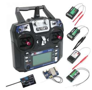 Control Remoto Flysky I6 FS-I6 2.4G 6CH Transmisor con Receptor FS-IA6 IA6B, Molde Privado para Helicóptero, Avión y Dron RC - Product Image 3