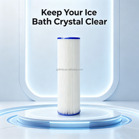 Élément filtrant à eau PET/PU 20 microns, économique, pour refroidisseur de bain de glace, nettoyeur, pièces d'échange thermique pour réfrigération portable, extérieur