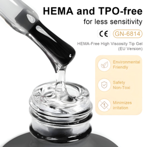 Гель-клей для ногтей TRIONE Hema TPO Free, 15 мл, УФ-отверждаемый, долговечный, сильный адгезив, для накладных ногтей и типсов, оптом - Product Image 2