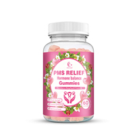 Compléments alimentaires à base de plantes les plus vendus OEM pour le soulagement du syndrome préménstruel (SPM), équilibre hormonal, gommes à mâcher, vitamine B6, certifié HALAL 100%