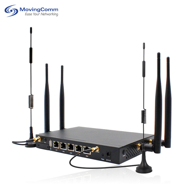 Multi Sim Card 4G Lte Wifi Cellular Modem Industrial Grade Vpn Router With Dual Band Wifi 2.4Ghz 5Ghz Gigabit Ethernet Ports