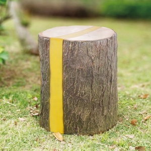 Wholesale FRP Outdoor Landscape Garden Holiday Decoration Led <strong>3d</strong> Motif <strong>Artificial</strong> Wooden Stump <strong>Tree</strong> <strong>Light</strong> - Product Image 2