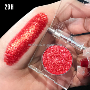 Palette di ombretti Mono scintillante con etichetta privata ad alta pigmentata, <span class=keywords><strong>verde</strong></span> rosso blu, brillante e luccicante, ombretto - Product Image 3