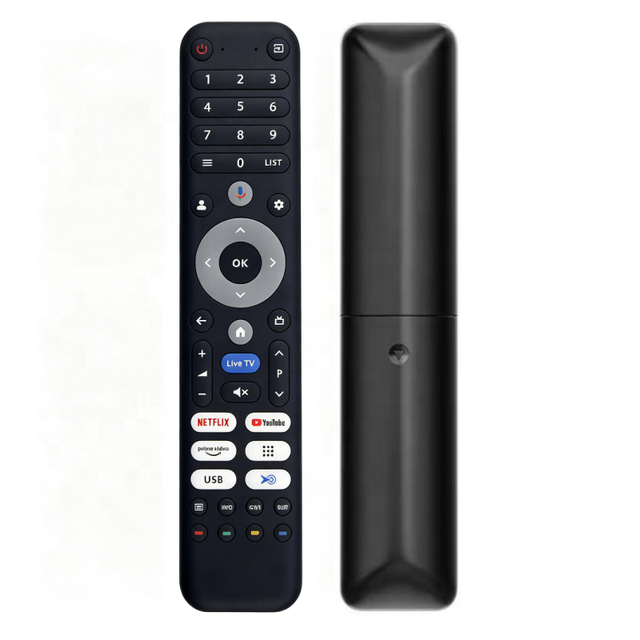 New BT Voice TV Remote Control L32FM10V U65M10F M55QN9G Use for CHIQ PEAQ Smart Television Replacement Voice Remote Controller
