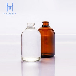 5Ml 7Ml 8Ml <span class=keywords><strong>10Ml</strong></span> 15Ml 20Ml 30Ml 50Ml 100Ml Hổ Phách Rõ Ràng Tiêm Vô Trùng Đúc Glass Lọ Với Cao Su Stopper - Product Image 5