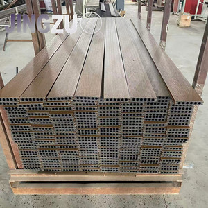 Tarima de WPC con Acabado de Madera de Nogal de la <span class=keywords><strong>Mejor</strong></span> Calidad, Estilo del Sudeste Asiático <span class=keywords><strong>para</strong></span> Terrazas Exteriores y Patios - Product Image 5
