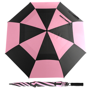 Innovative High Quality Umbrella Large Windproof Luxury Custom Logo Prints Branded Golf Umbrella with Air Vented Design